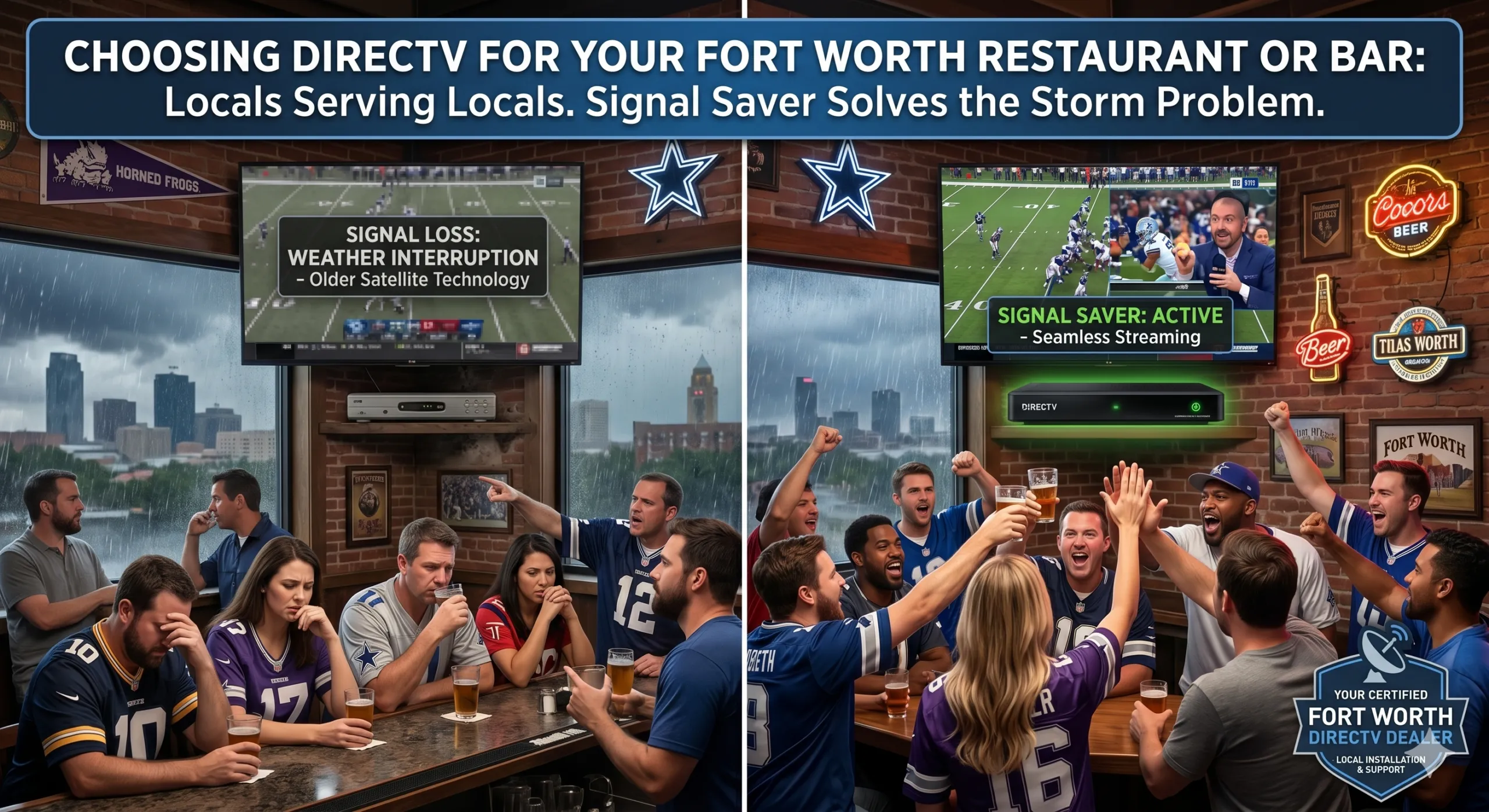 Choosing DIRECTV for Your Fort Worth Restaurant or Bar