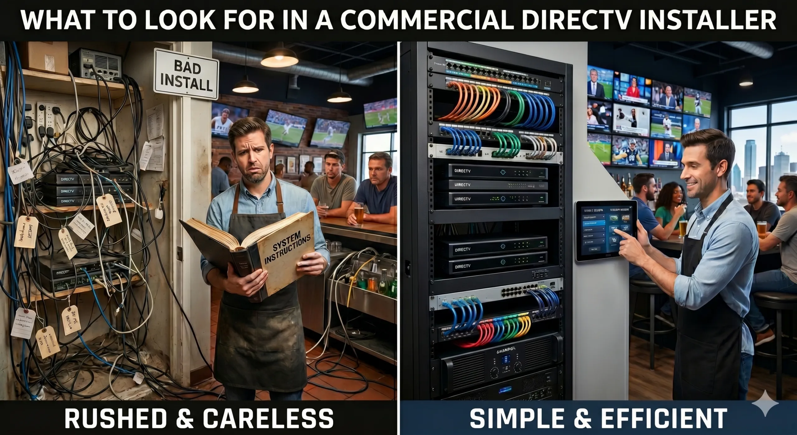 What to Look for in a Commercial DIRECTV Installer